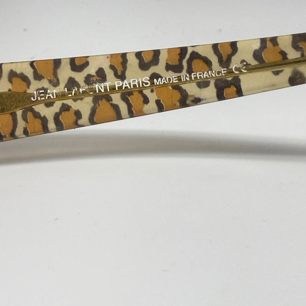 Jean Lafont Paris Nubile 380 Leopard Print Eyeglasses Frames Made in France